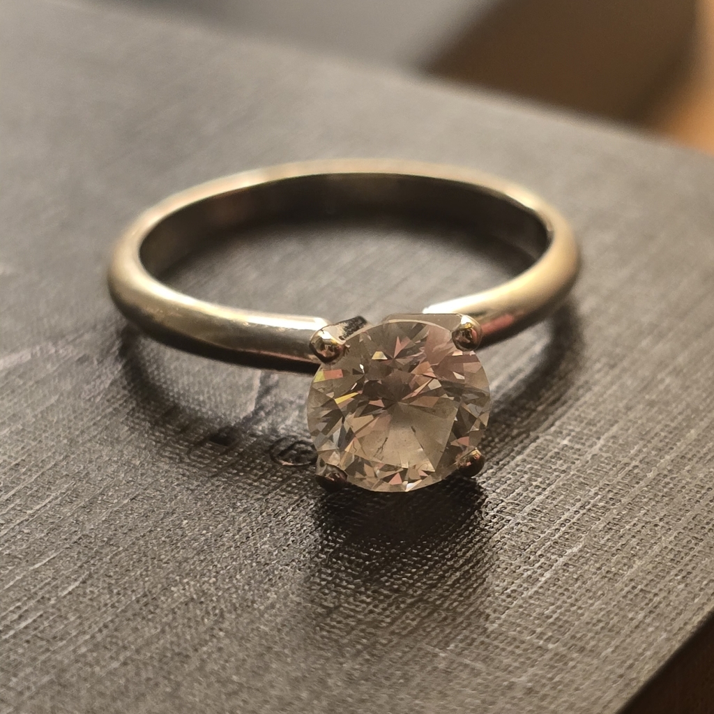 Diamond Ring 125 Ct Round Brilliant